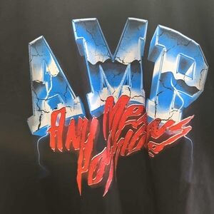 Graphic Tee - Black, Blue, and Red